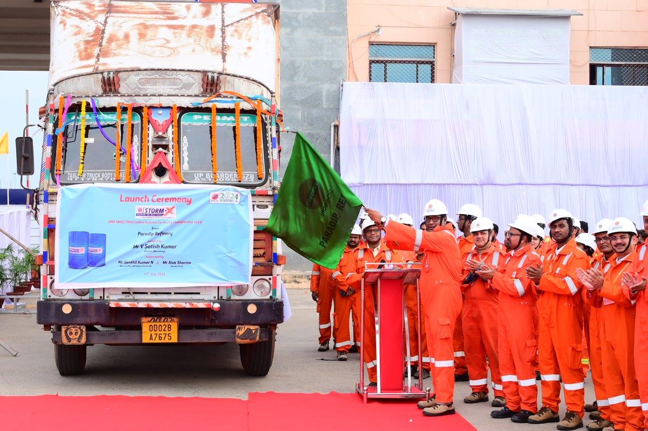 Paradip Refinery flag off
