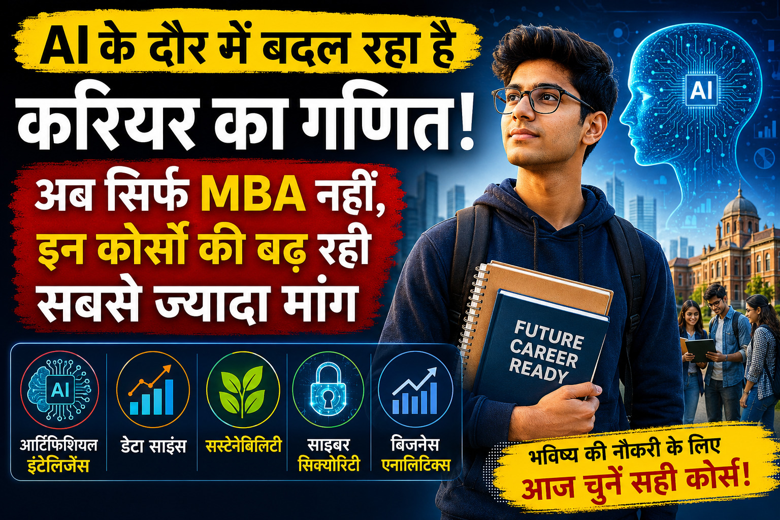 AI के दौर में बदल रहा है करियर का गणित: अब सिर्फ MBA नहीं, इन कोर्सों की बढ़ रही सबसे ज्यादा मांग