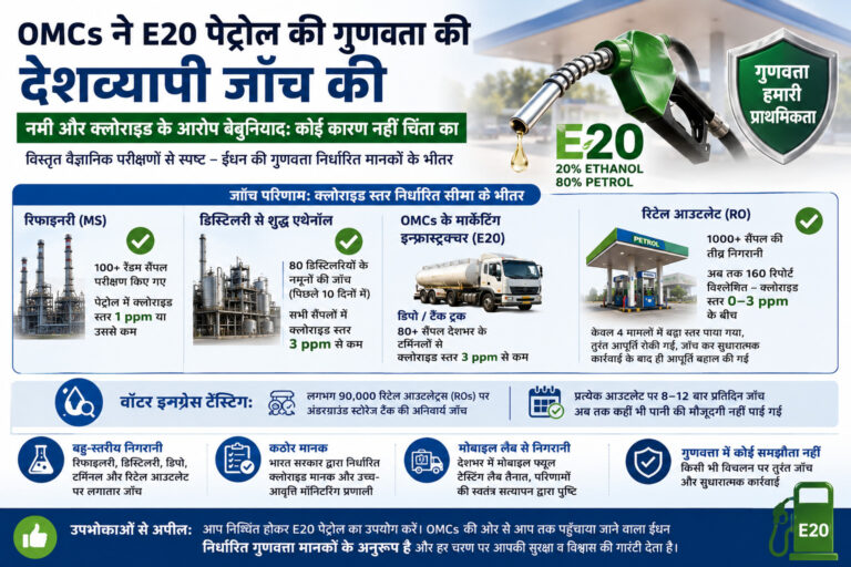 Ethanol Petrol Is Safe For Vehicles
