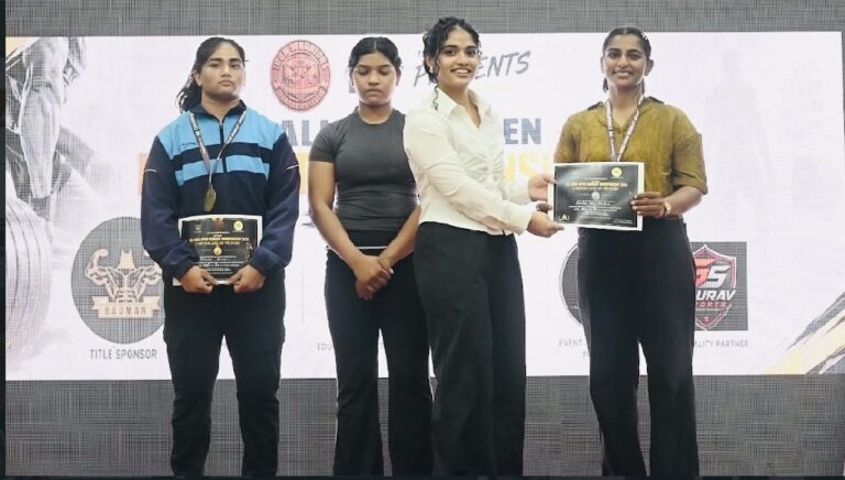 एम्स भोपाल की रीता यादव ऑल इंडिया ओपन डेडलिफ्ट चैंपियनशिप में दूसरे स्थान पर